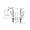 Hansgrohe Logis 71131000 Смеситель для раковины с высоким изливом