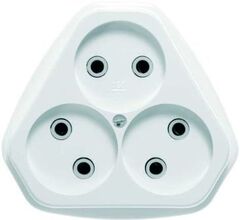 Розетка 3-м СП РС10/16-503 защ.шторки с заземл 5930