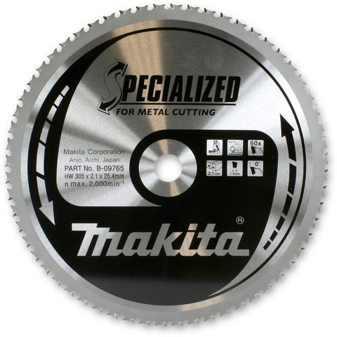 Диск по стали 185х30х1,9 мм/36T, 0°, ATB Makita B-29359