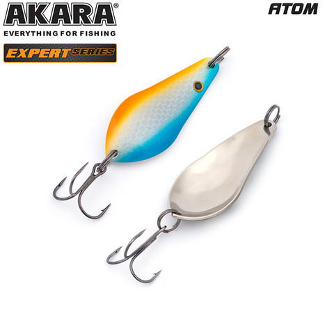Блесна колеб. Akara Expert Атом 65 мм 18 гр. 1/SIL