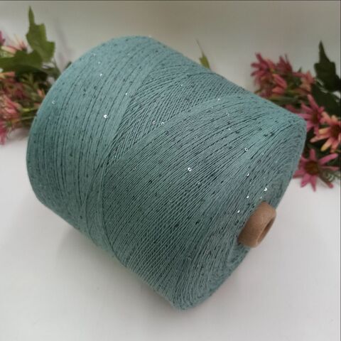 Cotton Sequin Two 100% хлопок, пайетка 2мм 1000м/100гр 022 морской тауп
