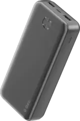 Внешний аккумулятор TTEC ReCharger 20000mAh 2*USB-A&USB-C 10,5W Powerbank, черный