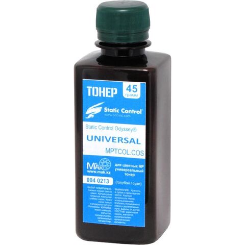 Тонер цветной Static Control© Odyssey MPTCOL.COS.45g голубой (cyan), 45г, расфасовано в MakTorg.kz из SCC MPTCOL - купить в компании MAKtorg