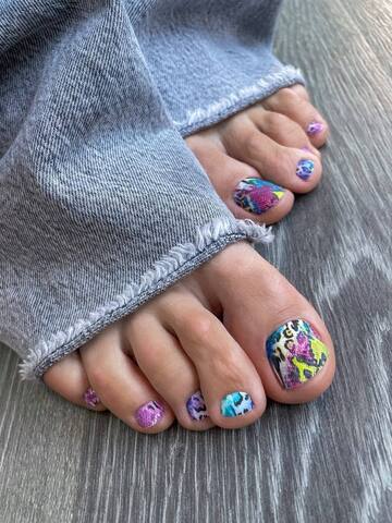 Пленки для педикюра IBDI NAILS 105 EXOTIC PRINT