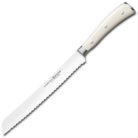 Нож кухонный для хлеба 20 см WUSTHOF Ikon Cream White (Золинген) арт. 4166-0/20 WUS