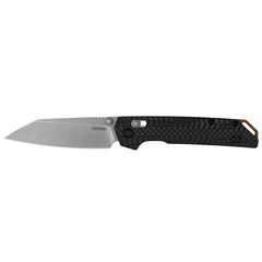 Фото Складной нож Kershaw Iridium Reverse Tanto, сталь М390, рукоять карбон, черный