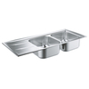 GROHE K400 31587SD0 Мойка кухонная с двумя чашами