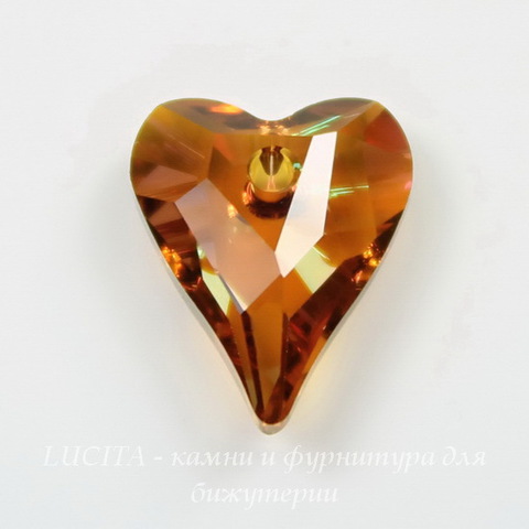 6240 Подвеска Сваровски Сердечко Wild Heart Crystal Copper (12 мм) ()
