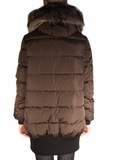 Пуховик с мехом енота MONCLER