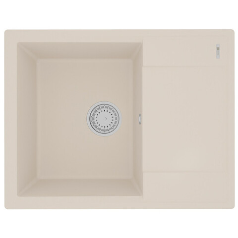 Lemark Imandra 9910024 Кухонная мойка 640 врезная прямоугольная с крылом из кварцгранита цвет: Шампань
