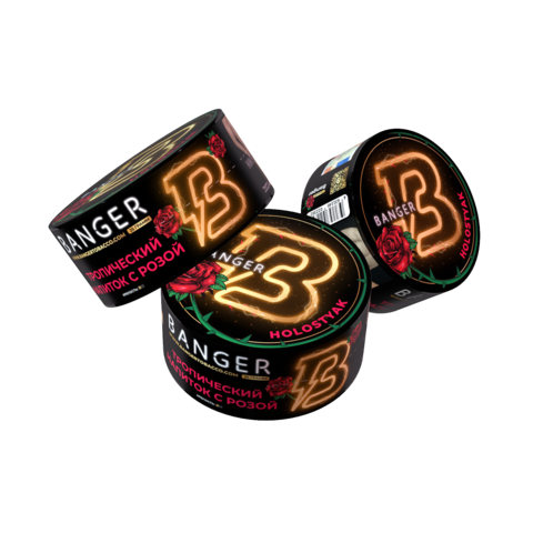 М. Табак для кальяна Banger Холостяк (Тропический напиток с розой) 25 гр.