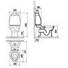 Creavit CK310-00CB00E-0000+KC0802.01.0000E Унитаз детский с биде, цвет: белый (глянцевый)