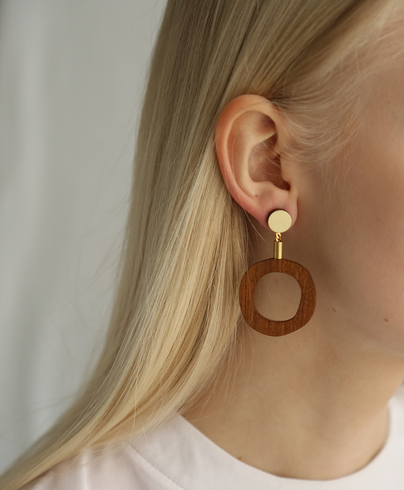 Серьги Jean I Earrings Wood