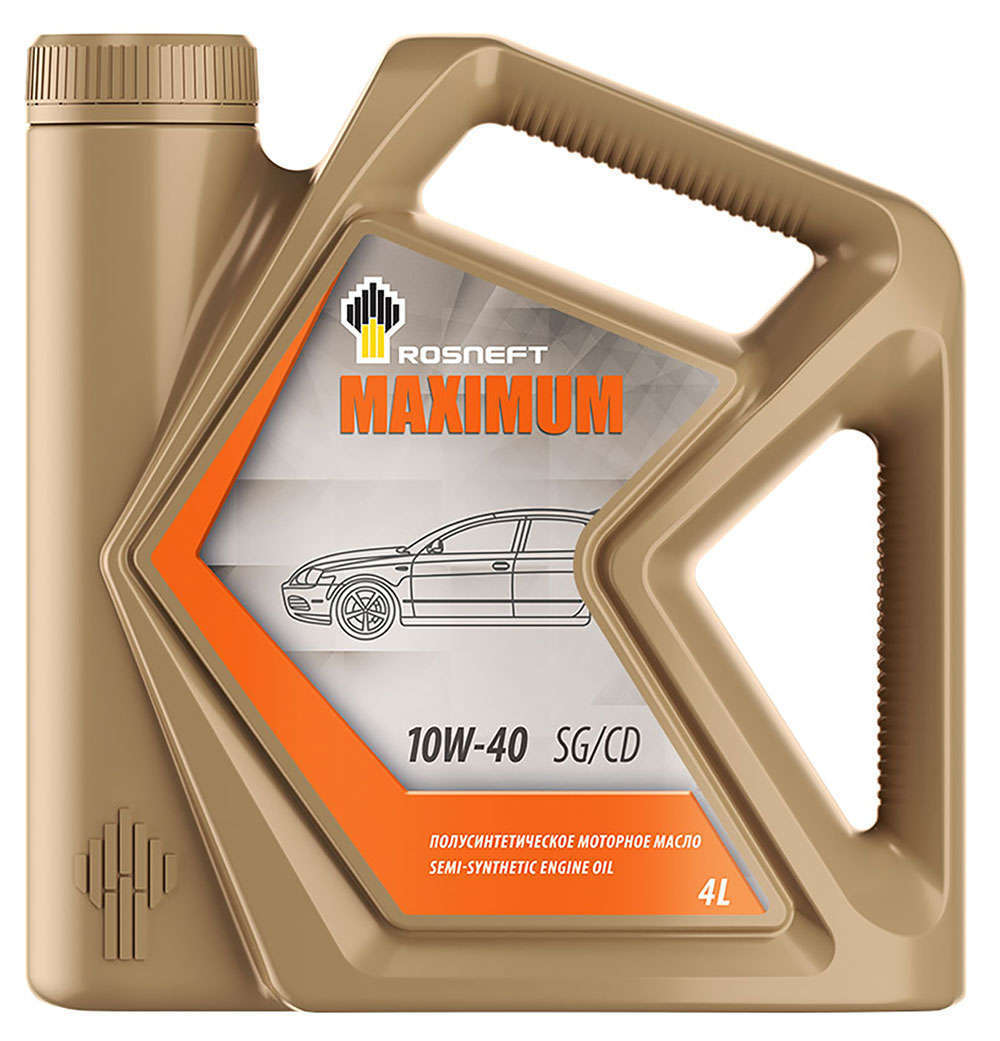 Масло моторное Rosneft Maximum 10W40 полусинтетическое 4л