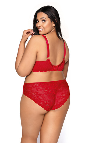 Сказочные и необычайно соблазнительные трусики Carmela красного цвета. Классический крой, высокая по