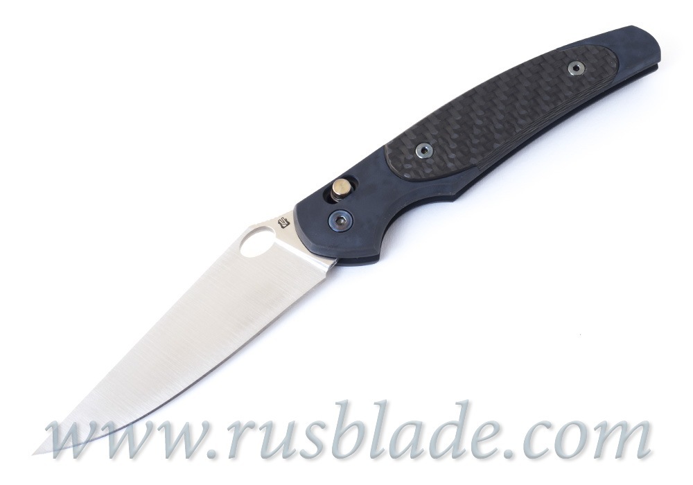 Cheburkov Axis Raven M390 Titanium CF Folding Knife