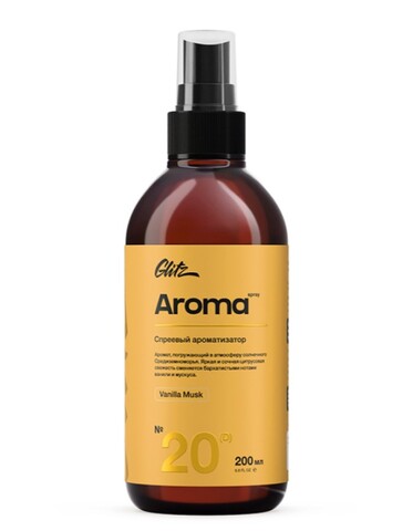 GLITZ 20 (D) Aroma Vanilla Musk - Спреевый ароматизатор 200 мл
