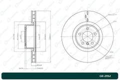 Диск тормозной G-brake  GR-21152
