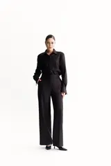 Брюки в полоску