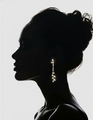 Серьги длинные style by DIOR в винтажном стиле