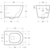 BelBagno BB003CH-TOR/SC Унитаз подвесной безободковый со смывом "Торнадо", с сиденьем дюропласт soft close