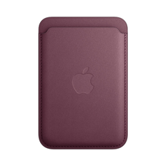Тканевый чехол-бумажник с поддержкой MagSafe Apple FineWoven Wallet (2023), Mulberry (Красная шелковица)