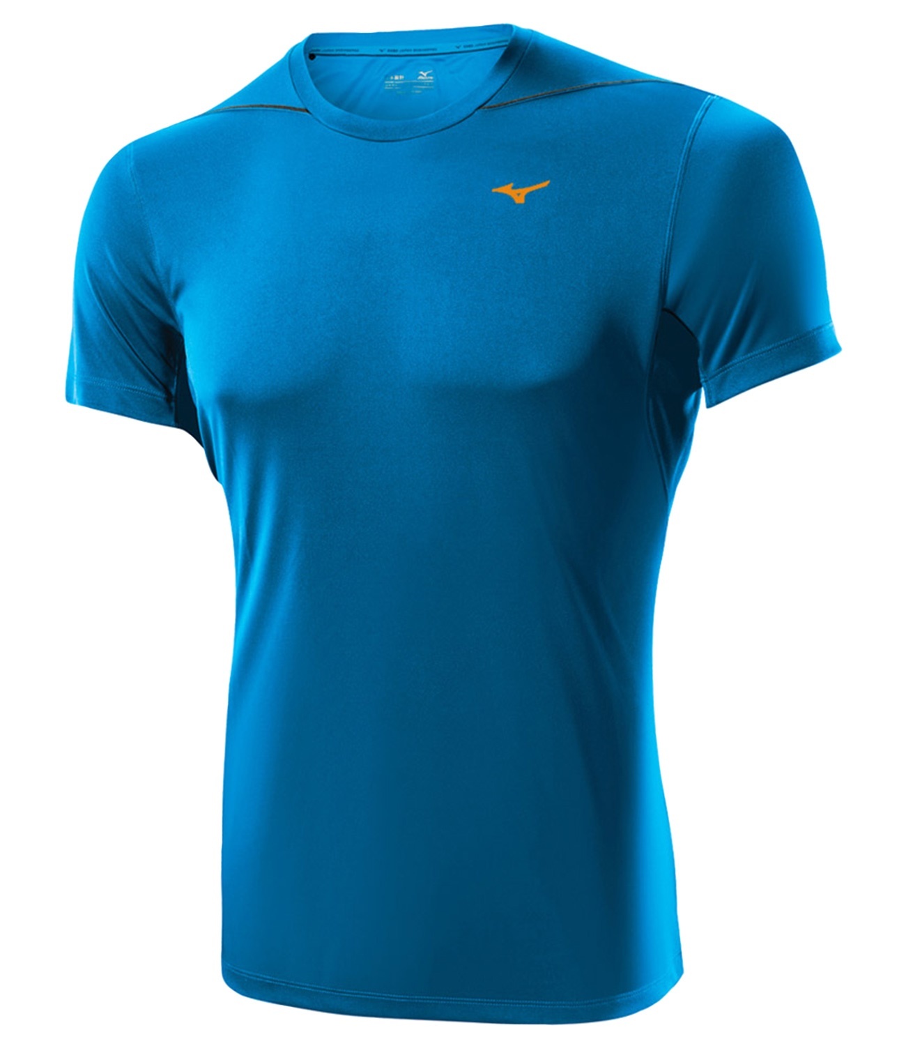 Беговая футболка Mizuno DryLite Core Tee мужская синяя