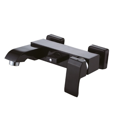 KorDi Black Line Edition KD 18204-D57 Black Смеситель для ванны с душевым набором
