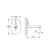 GROHE Eurosmart Cosmopolitan E 36315000 Смеситель встраиваемый сенсорный, 220