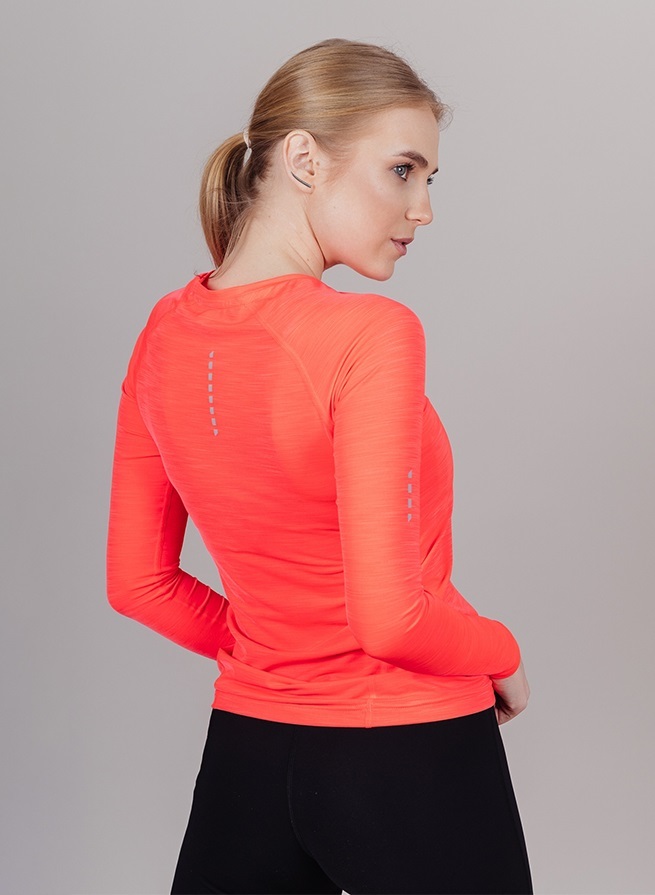 Nordski Pro футболка с длинным рукавом женская coral - 4