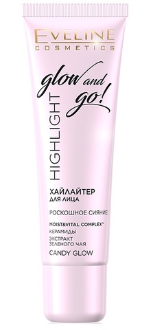 EVELINE Хайлайтер для лица CANDY GLOW серии HIGHLIGHT GLOW AND GO! 20мл  Полное описание