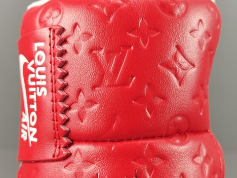 Louis Vuitton x Nike Air Force 1 'Red/White' 