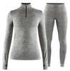 Craft Fuseknit Comfort комплект термобелья женский на молнии grey - 1
