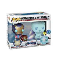 Funko POP! Marvel. Avengers Endgame: Morgan & Tony Stark (GW Pop in a Box Exc)