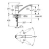GROHE Eurodisc 33770001 Смеситель для мойки