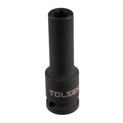 TOLSEN (TT18259) Головка торцевая ударная глубокая шестигранная 1/2", 9 мм