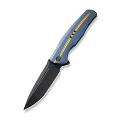 Фото Складной нож WE Knife 601X, сталь CPM-20CV, рукоять Titanium, синий
