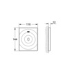 GROHE Tectron Surf 37337001 Панель смыва для писсуара сенсорная