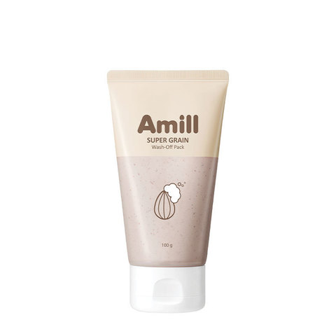 Amill super grain wash-off pack - Глиняная маска с зерновыми экстрактами (travel)