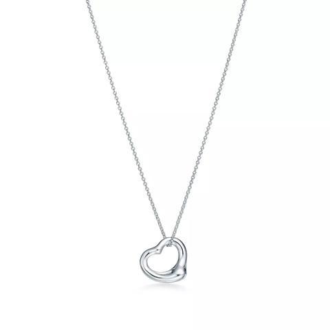 Подвеска из серебра 925, Tiffany 💠Open heart 16mm. В наличии
