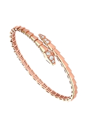 87089 - Браслет ЗМЕЯ -SERPENTI тонкий lux rose VGOLD