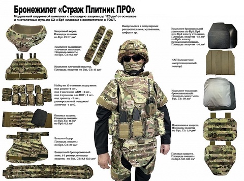 Бронежилет Страж 1М-1М Плитник ПРО