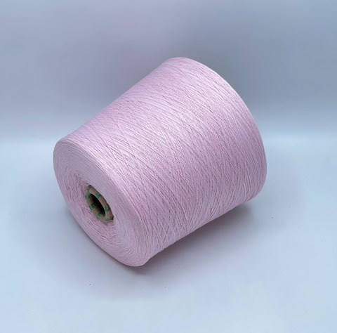 Бобинная пряжа,Cotton, 2540м. 100%Хлопок, Розовый(770), 39273