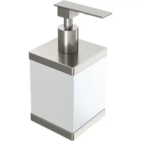 Boheme 10969-NB Диспенсер настольный Qubic Nickel Brush