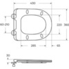 BelBagno BB003CH-TOR/SC Унитаз подвесной безободковый со смывом "Торнадо", с сиденьем дюропласт soft close