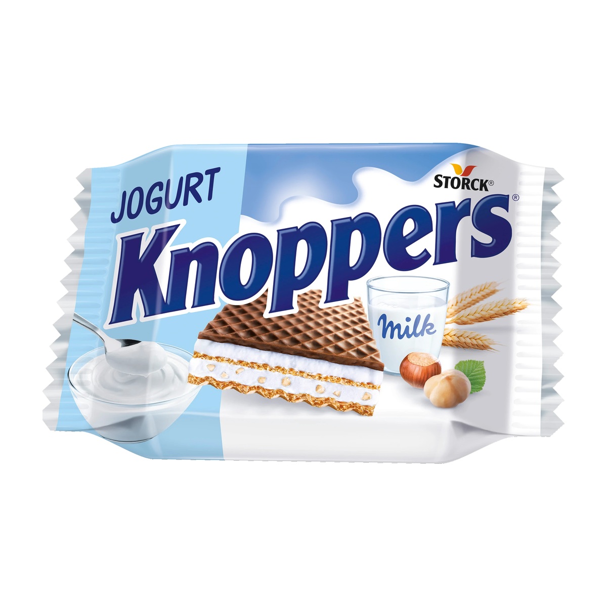 Knoppers с йогуртовой начинкой