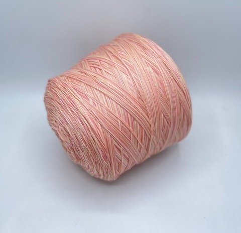 Авторская смотка (пр.Италия), 316м/100гр. Меринос/Нейлон , цвет-Цитрусовый сорбет, арт-33179