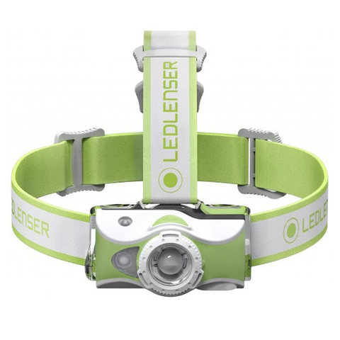Фонарь налобный Led Lenser MH7 зеленый/белый , светодиодный, (500991)