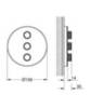 GROHE Grohtherm SmartControl 29152LS0 Переключатель встраиваемый на 3 потребителя