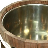 Запарник с крышкой дубовый, 12 л - 3